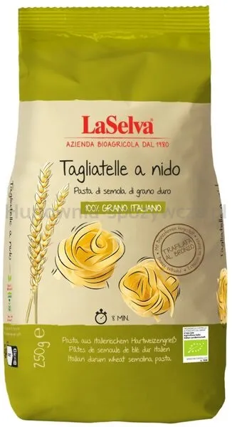 Makaron Tagliatelle Z Pszenicy Durum Bio 250 G