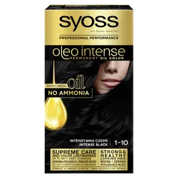 Syoss Oleo Krem Koloryzujący Intensywna Czerń 1-10