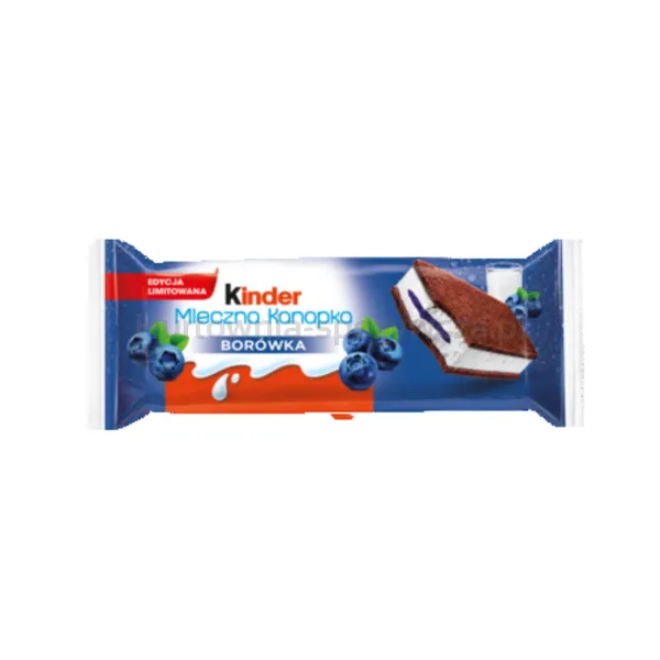 Kinder Mleczna Kanapka Borówkowa 28g