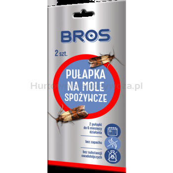 Bros pułapka na mole spożywcze 2szt
