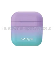 Temperówka plastikowa KEYROAD, opalizująca, podwójna, blister, mix kolorów - 3