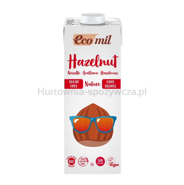 Napój Z Orzechów Laskowych Bez Cukru Bezgl. Bio 1 L