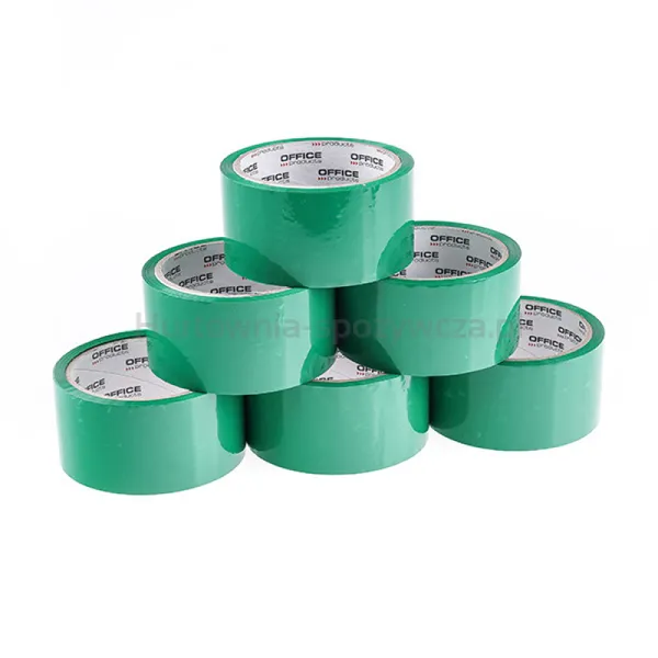 Taśma Pakowa Office Products, 48Mm X 50Y, 36Mic, Ean Na 1Szt., Zielona