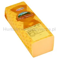 Mlekpol Ser Złoty Mazur Blok około  3,5Kg  - 2