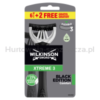 Wilkinson Sword Xtreme3 Black Edition 6+2