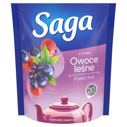 Herbata SAGA, owoce leśne, 20 torebek