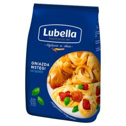 Lubella Makaron Gniazda Wstęgi 400 G