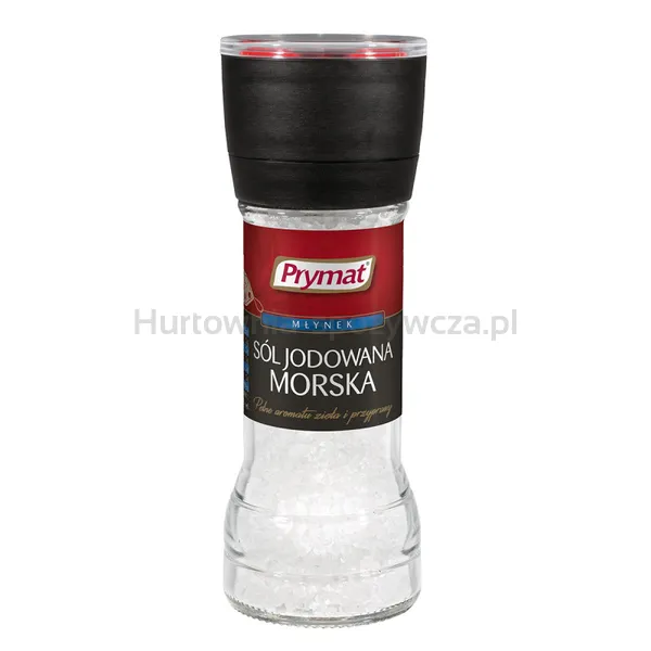 Prymat Sól morska jodowana młynek, 110g