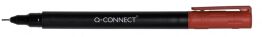 q-Connect Marker do płyt CD/DVD S, 0,4mm (linia), czerwony 