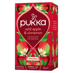Herbata PUKKA Jabłko i Cynamon, 20 kopert