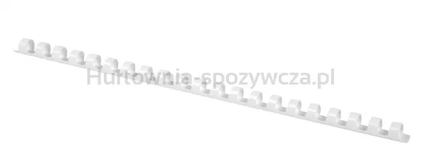 Office Products Grzbiety do bindowania A4, 12mm (95 kartek), 100 szt., białe 