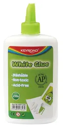 Klej biały KEYROAD, 250g, pakowany na displayu