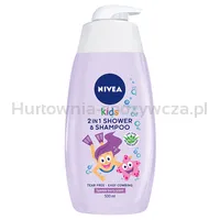 Nivea Żel Do Mycia Ciała Kids 2W1 O Zapachu Owocowych Żelków 500Ml