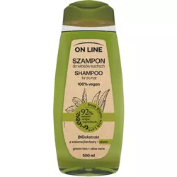 ON LINE From Plants With Love Szampon ALOES &amp ZIELONA HERBATA 500 ml