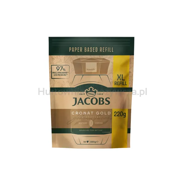 Kawa Rozpuszczalna Jacobs Cronat Gold Dosypka 220G