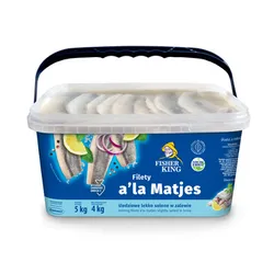 Fisherking Filety Śledziowe Ala Maties W Zalewie 5/4Kg 