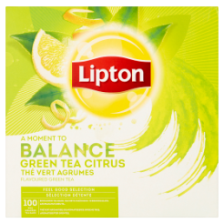 Lipton Classic Green Tea Citrus 100 Kopert X1,3G