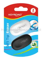 Gumka do ścierania KEYROAD Soft Tip, 2 szt., blister, mix kolorów - 3