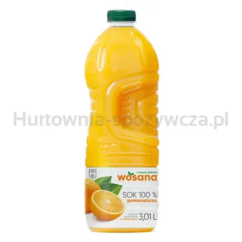 Wosana Sok Pomarańczowy 100% 3,01 L