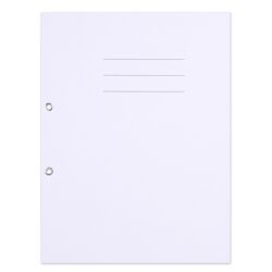 Skoroszyt OFFICE PRODUCTS Budget, karton, z oczkiem, nadruk, 1/1, A4, 250gsm, biały