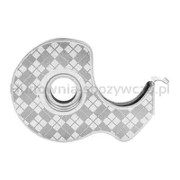 Dyspenser taśmy SCOTCH, ze stali nierdzewnej + 2x taśma Magic™ 19mm x 13,9m, srebrny - 4
