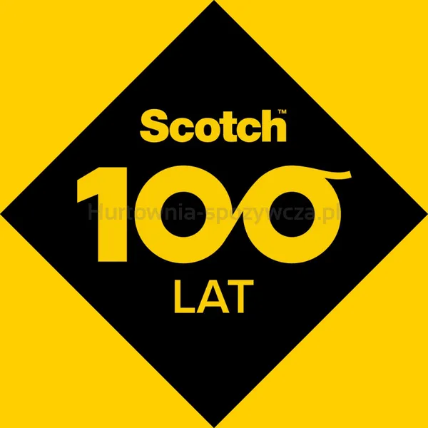 Dyspenser taśmy SCOTCH, ze stali nierdzewnej + 2x taśma Magic™ 19mm x 13,9m, srebrny