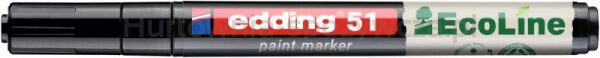 Marker olejowy na bazie wody e-51 EDDING EcoLine, 1-2mm, czarny - 2