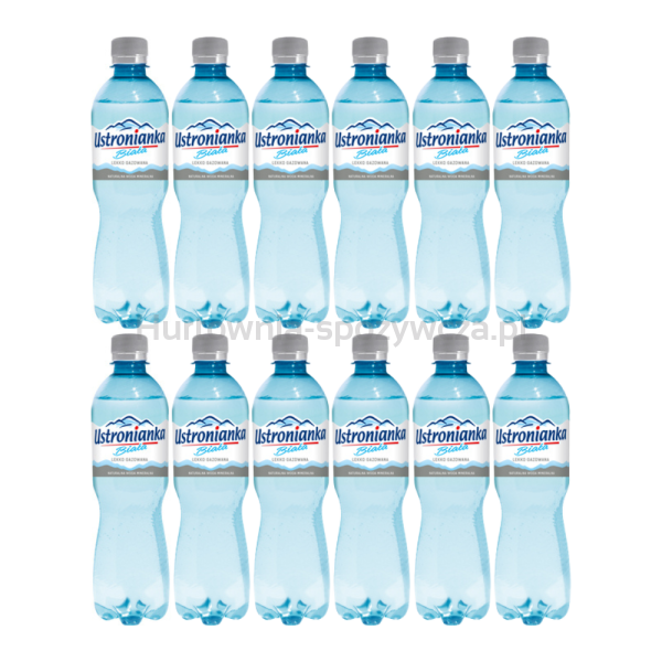 Woda Ustronianka Biała 0,5L Lekko gazowana(bez EAN) x 12 sztuk
