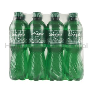 Woda Ustronianka Biała 0,5L Musująca x 12 szt.