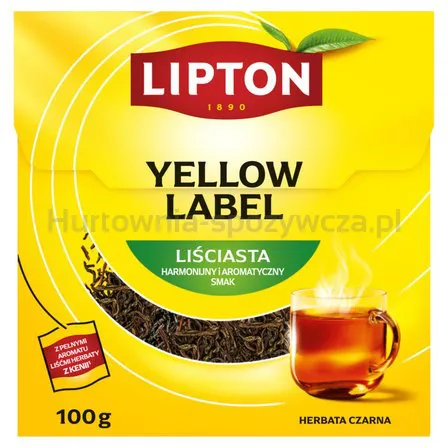 Lipton Herbata Czarna Liściasta 100 G