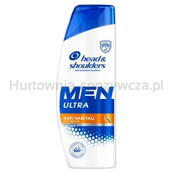 Head &amp Shoulders Men Ultra Anti Hair Fall Szampon przeciwłupieżowy 330 ml z kofeiną
