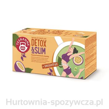 Herbatka Ziołowa Teekanne Detox &Amp Slim + Passionfruit 20 Torebek X 1,60G