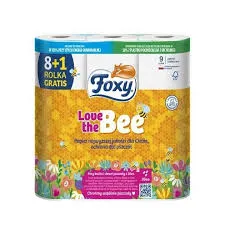 Foxy Papier Toaletowy Love The Bee 8+1