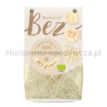 Bartolini Makaron ekologiczny bezglutenowy z białej kukurydzy 250g krajanka