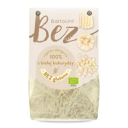 Bartolini Makaron ekologiczny bezglutenowy z białej kukurydzy 250g krajanka