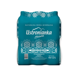 Woda Ustronianka Biała 1,5L niegazowana x 6 szt.