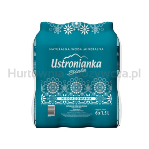 Woda Ustronianka Biała 1,5L niegazowana x 6 szt.