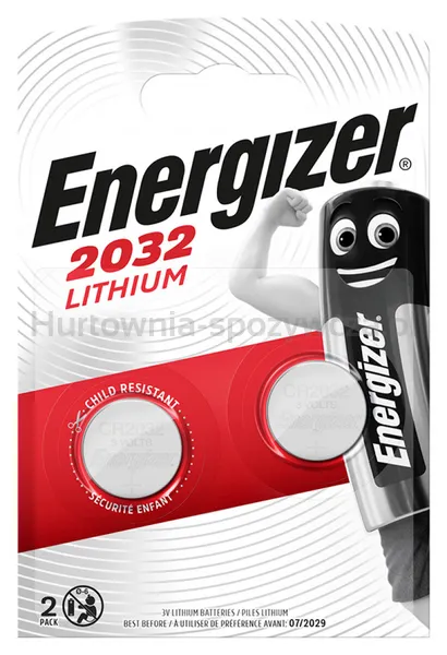 Bateria Specjalistyczna Energizer, Cr2032,3V, 2Szt.