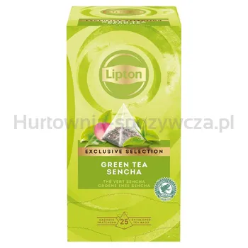 Herbata Lipton Exclusive Selection, Piramidki, Zielona Sencha, 25 Kopert