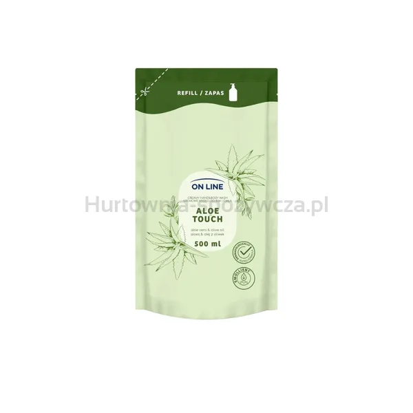 ON LINE Refill Kremowe mydło 2w1 Aloe Touch 500ml