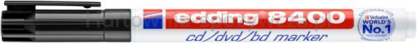 Edding Marker do płyt cd/dvd/bd e-8400 0,5-1mm, czarny  - 2