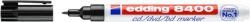 Edding Marker do płyt cd/dvd/bd e-8400 0,5-1mm, czarny 