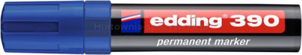 Marker permanentny e-390 EDDING, 4-12 mm, niebieski - 2