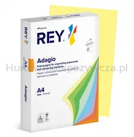 Papier ksero REY ADAGIO, A4, 160gsm, 49 żółty kanarkowy pastel *RYADA160X471 R100, 250 ark. - 4