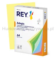 Papier ksero REY ADAGIO, A4, 160gsm, 49 żółty kanarkowy pastel *RYADA160X471 R100, 250 ark. - 3