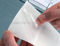 Kieszeń samoprzylepna Q-CONNECT, na wizytówki, rozc. na kr. boku, 60x95mm, 10szt. - 3