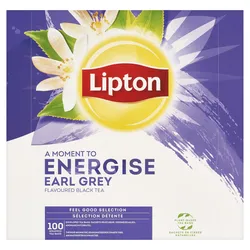 Herbata LIPTON Feel Good Selection, Energise, Earl Grey, 100 kopert, 200g
