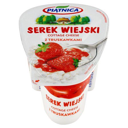 Serek Wiejski Piątnica Z Truskawkami 150 G