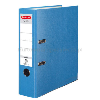 Herlitz Segregator A4 8 cm aqua Q.file
