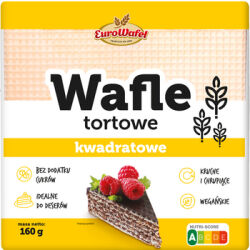 Wafle Tortowe Eurowafel Kwadratowe 160 G